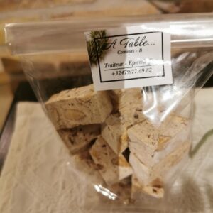 NOUGAT ARTISANAL COOKIES & AMANDES +-150GR