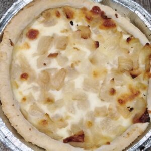 QUICHE A L’OIGNON 12 CM 200GR. LIVRAISON LE 04/05