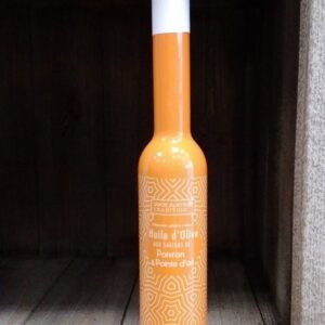 HUILE D’OLIVE AUX SAVEURS DE POIVRON & POINTE D’AIL 20CL
