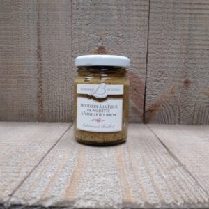 MOUTARDE À LA FLEUR DE NOISETTE & VANILLE BOURDON 100G