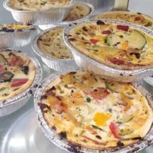 QUICHE AUX LÉGUMES DU SUD DIAM 12 CM 200GR. LIVRAISON LE 11/05