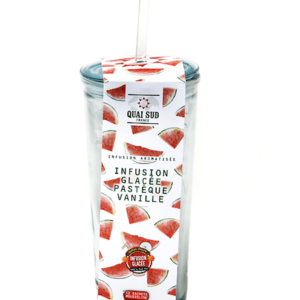INFUSION GLACÉE AROMATISÉE PASTÈQUE-VANILLE TRAVEL MUG