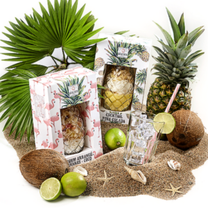 MÉLANGE POUR RHUM ARRANGÉ ANANAS – COCO VERRE ANANAS