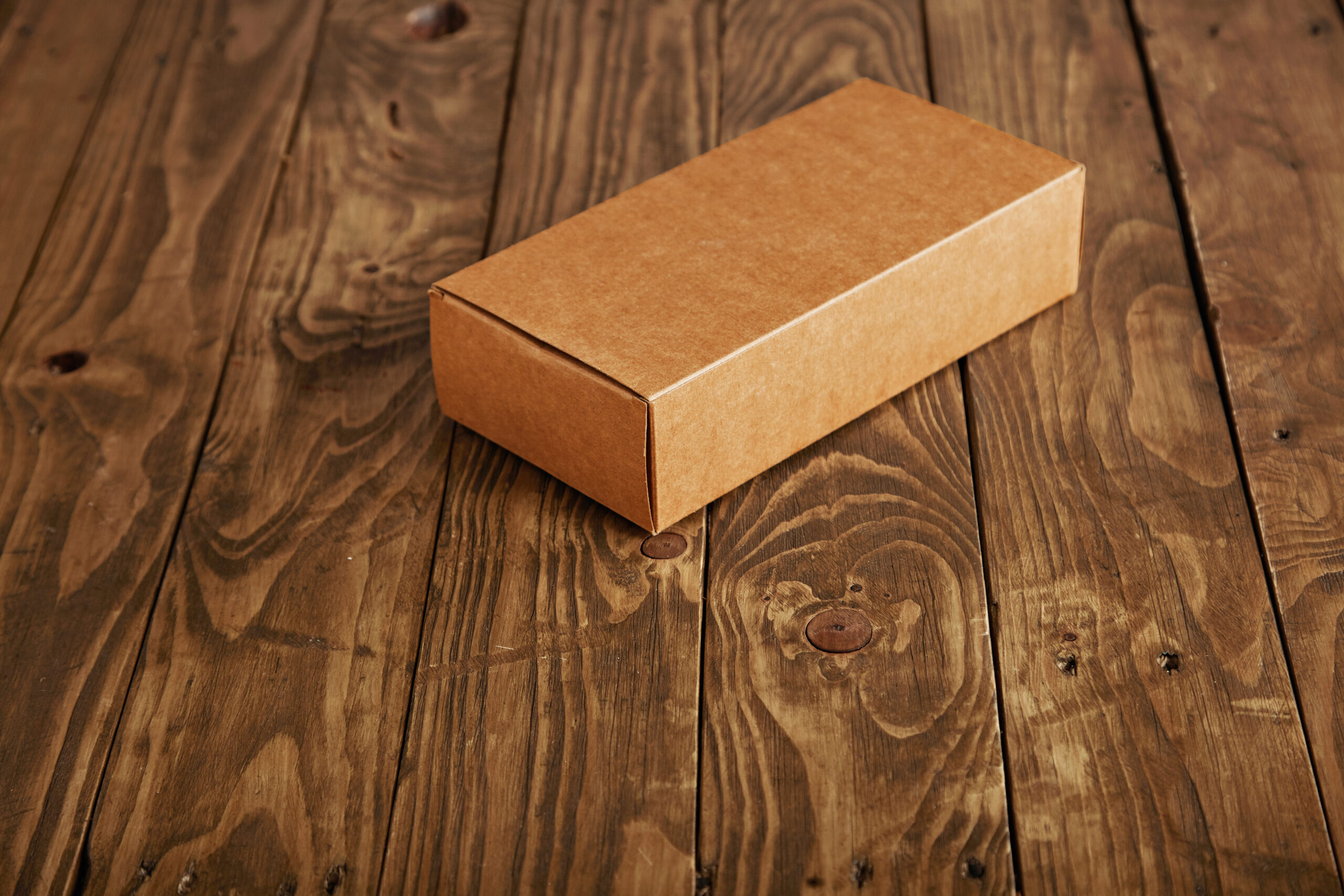 Cardboard craft package box and bag set